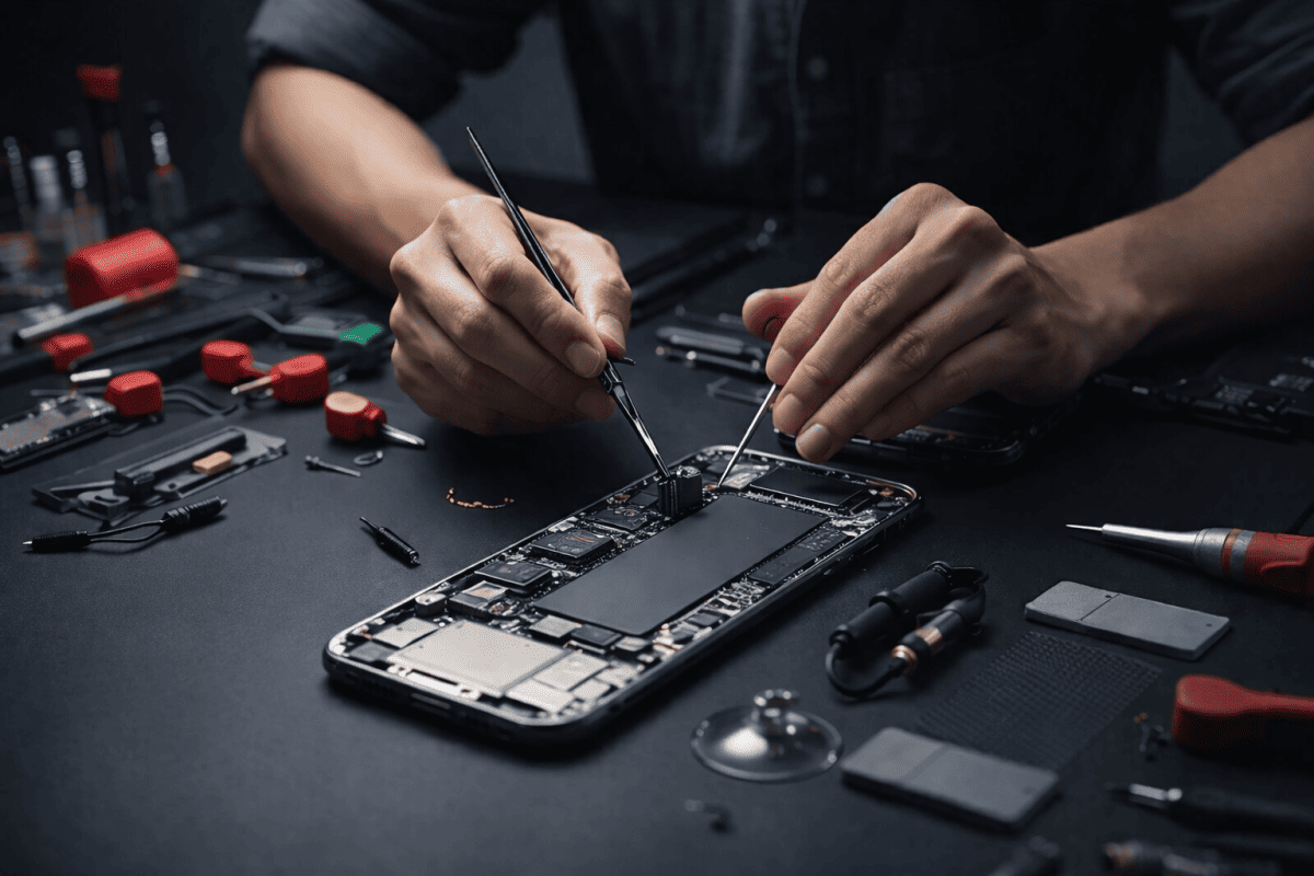 Repairing work placeholder